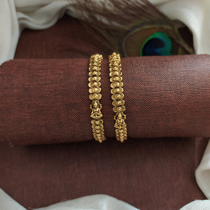 Antique Lakshmi Bangles – Versatile Border Bangles for Custom Sets | Sizes 2.2, 2.4, 2.6, 2.8, 2.10
