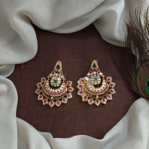 Kundan Chandbali Earrings