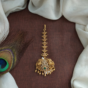 Antique Tikka | Traditional Maang Tikka | Bridal Hair Accessory