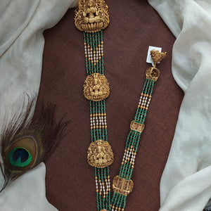 Antique Nakshi Work Lakshmi Choti – Festive Hair Accessory