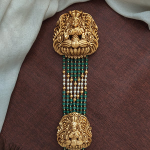 Antique Nakshi Work Lakshmi Choti – Festive Hair Accessory