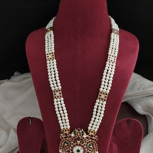 Premium Kemp Araku Long Haram with Pearl Layers