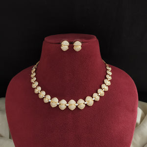 Zircon Necklace Set – Diamond Replica Look