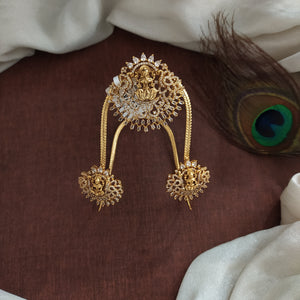 Antique Lakshmi-Designed Bajuband with Zircon Stones