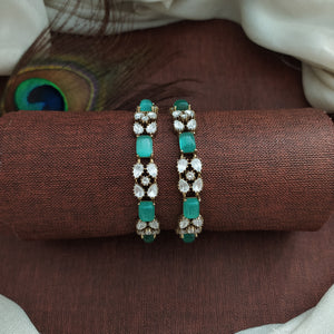 Victorian Moissanite Stone Bangles in Trending Colors