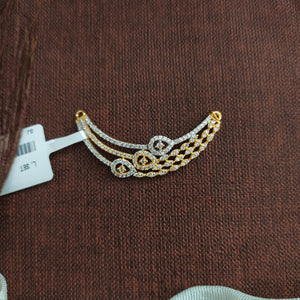 Diamond Finish Zircon Mangalsutra Pendant Set – Elegant Karwa Chauth Special