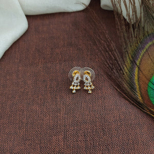 Diamond Finish Zircon Mangalsutra Pendant Set – Elegant Karwa Chauth Special