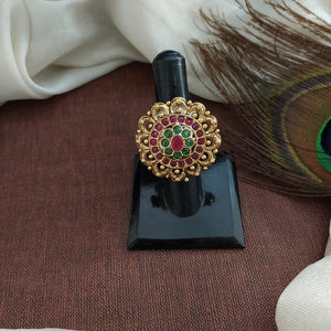 Antique Kemp Stones Adjustable Ring