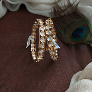 Polki Kundan Round-Shaped Openable Kada