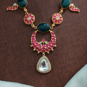 Designer Polki Jadau Necklace Set