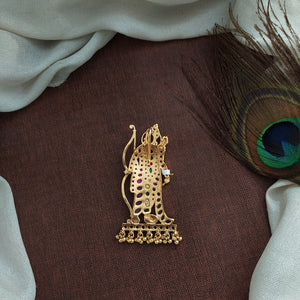 Antique Kemp Pendant Featuring Hanuman Ji – A Divine Masterpiece