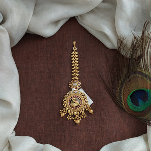 Antique Temple Tikka – Traditional Headpiece