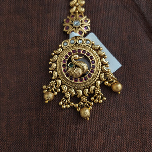 Antique Temple Tikka – Traditional Headpiece