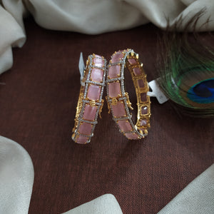 Zircon Kada Bangles – Timeless Elegance in Every Detail