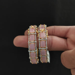 Zircon Kada Bangles – Timeless Elegance in Every Detail