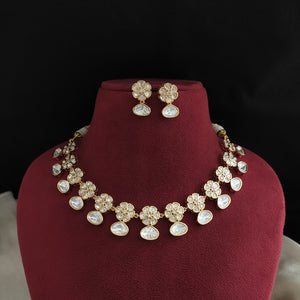 Festive Floral Kundan Delight Necklace