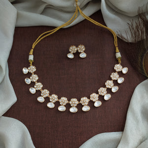 Festive Floral Kundan Delight Necklace