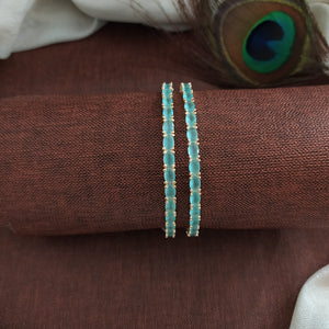 Zircon Color Bangles – A Splash of Elegance