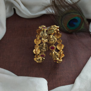 Antique Budget-Friendly Nakshi Work Lakshmi Bangles