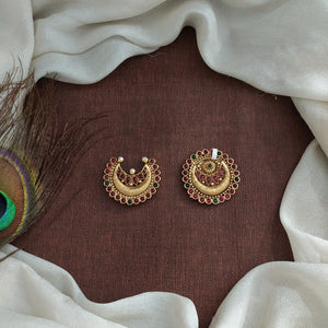 Antique Kemp Stones Sun & Moon Bridal Hair Accessory