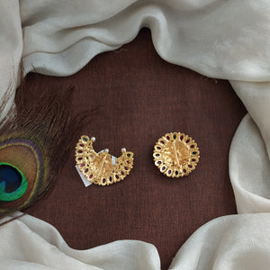 Antique Kemp Stones Sun & Moon Bridal Hair Accessory