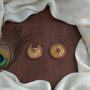 Antique Kemp Stones Sun & Moon Bridal Hair Accessory