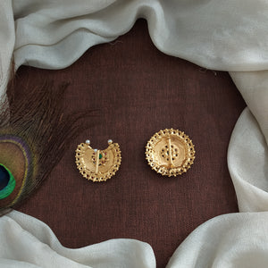 Antique Kemp Stones Sun & Moon Bridal Hair Accessory