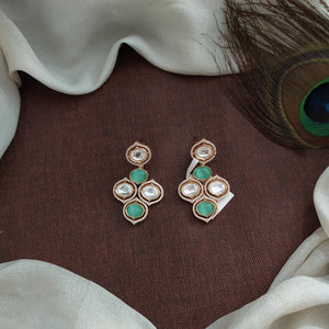 Kundan Earrings – Pastel Perfection