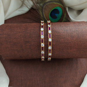 Antique Kemp Stone Bangles with Traditional Design – Sizes 2.4, 2.6, 2.8