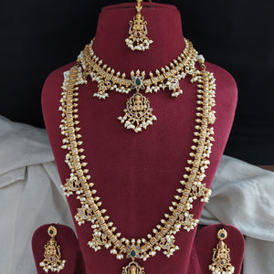 Antique Guttapusalu Lakshmi Semi-Bridal Jewelry Set

