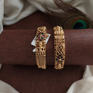 Antique Matte Finish Screw-Type Kada – Available in 2.2, 2.4, 2.6, 2.8 Sizes