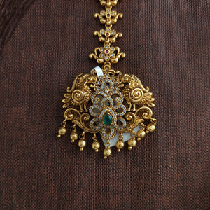 Antique Tikka | Traditional Maang Tikka | Bridal Hair Accessory