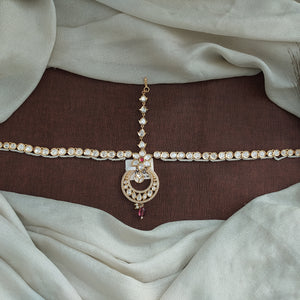 Kundan Seeshphool | Polki Kundan Hair Accessory | Traditional Bridal Jewellery