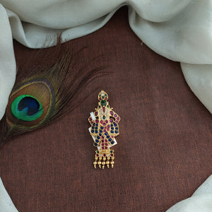 Antique Kemp Goddess Pendant – Adorned with Kemp & Kundan Stones