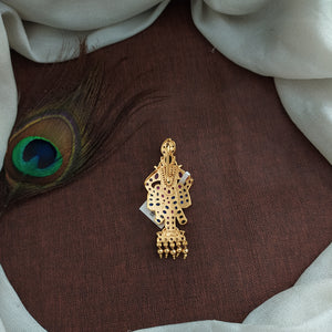 Antique Kemp Goddess Pendant – Adorned with Kemp & Kundan Stones