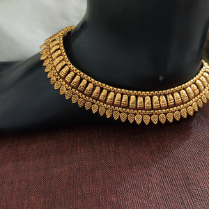 Antique Gold-Plated Bridal Anklets | Traditional Payal | Wedding Accessories