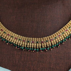 Antique Gold-Plated Bridal Anklets | Traditional Payal | Wedding Accessories