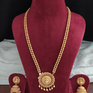 Matt Finish Goddess Lakshmi Mala Set