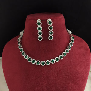 Simple & Beautiful Single Line Necklace SetSimple Yet Elegant Single Line Necklace Set