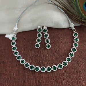 Simple & Beautiful Single Line Necklace Set