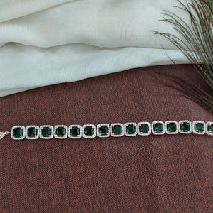  Hydro Ruby and Green A.D Fancy Bracelet 