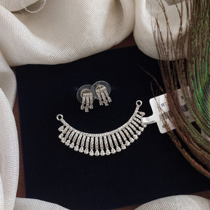 CZ classic Mangal Sutra Pendant Set