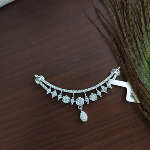 Luxurious Silver-plated pendant set