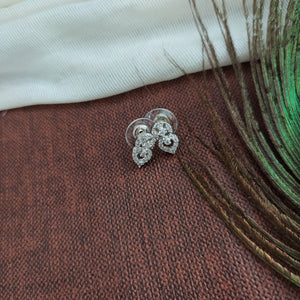 Exquisite Silver-Plated Diamond Look Mangal Sutra With Zircon Stones