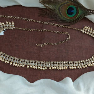 Perfect Look Adjustable One Pearl Hip chain