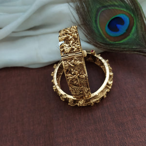 Handcrafted Antique Radha Krishna kada