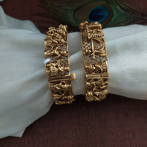 Handcrafted Antique Radha Krishna kada