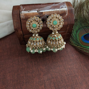 Elegant Polki Mehandi Necklace Set for Wedding