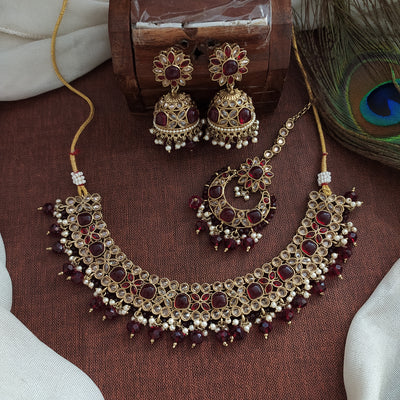 Mehandi necklace set