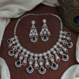 Rose-plated & Gold plated Beautiful Lamp Shape Necklace Set